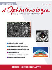Les cahiers d’ophtalmologie